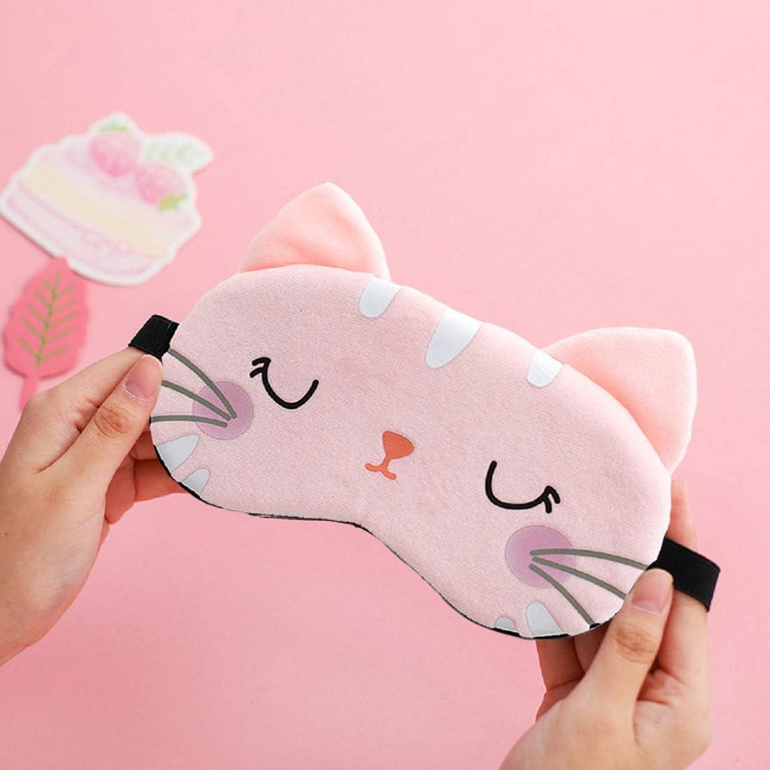 Purrfectly Pink Cat Sleeping Mask